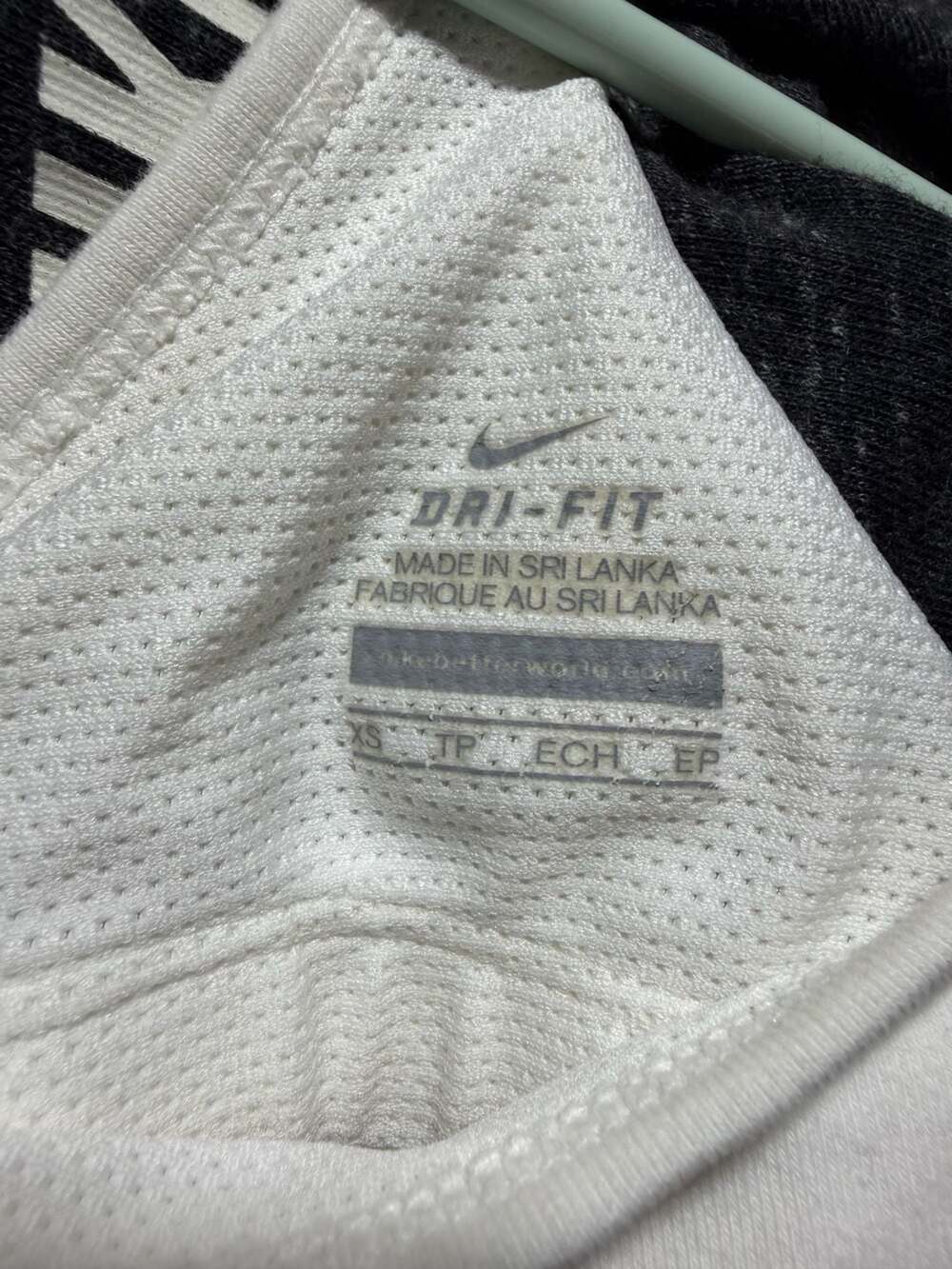 Nike Dri-FIT Racerback Tank Top White Size XS - Picture 3 of 3